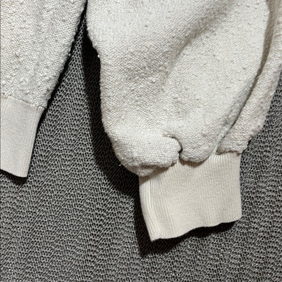 Free People cream Textured Boucle Women’s XL Sweater Long Sleeve - Picture 2 of 7